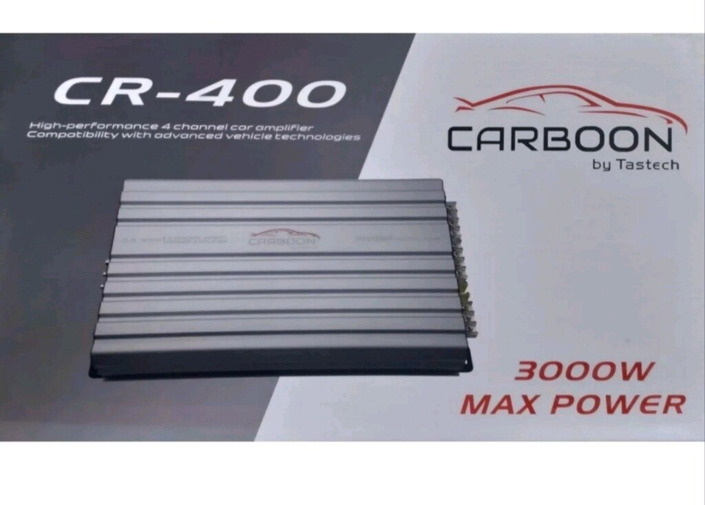 CARBOON CR-400 4 KANAL OTO ANFİ 3000 W SIFIR ÜRÜN KAPALI KUTU - 3