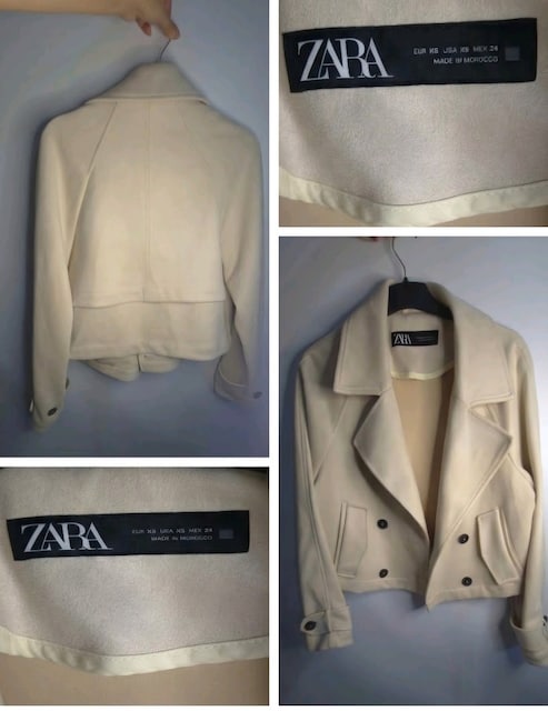 ZARA KISA / CROP SÜET ETKİLİ TRENÇKOT