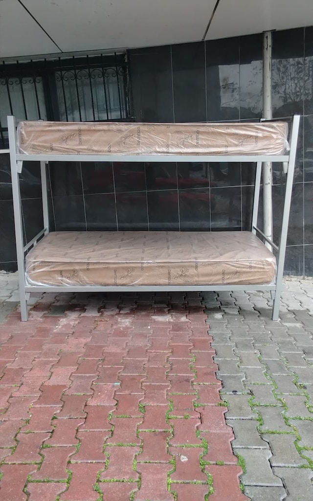 Şantiye işçi personel metal ranza somya karyola +2 YATAK