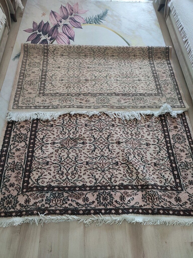 Tarihi El Dokuması halı 6 metre yıkanmış tertemiz - 6