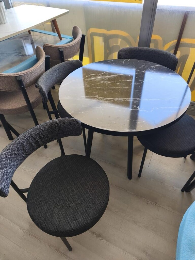 4 kişilik lüks yemek masası 6 kişilik lüks yemek masası takımı - 19