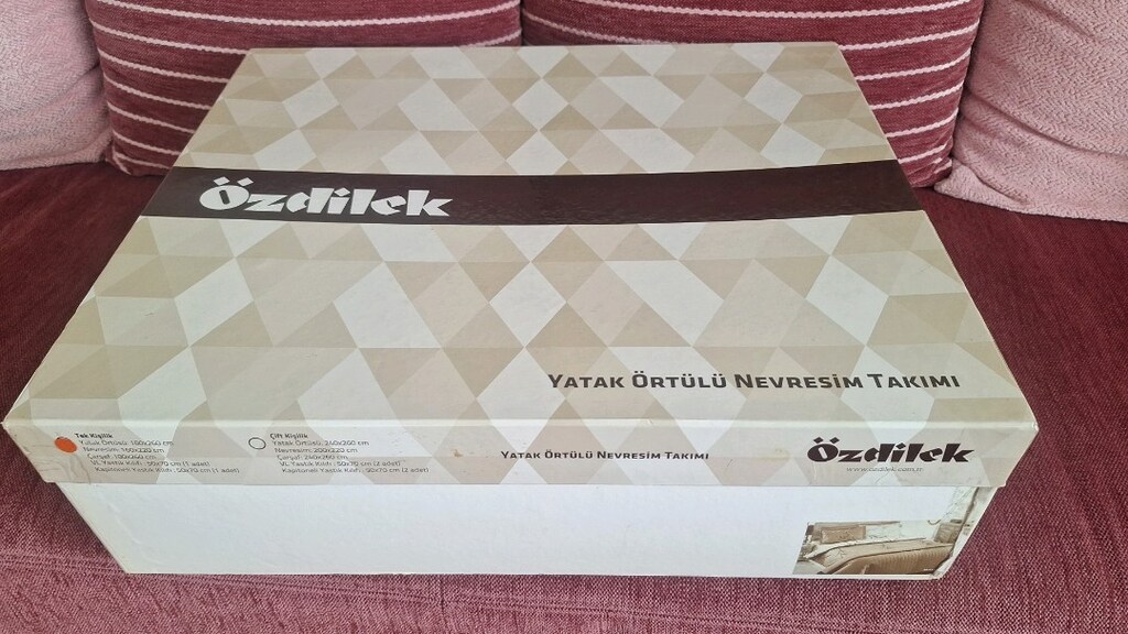 Özdilek tek kişilik yatak örtülü nevresim takımı kutulu sıfir - 2