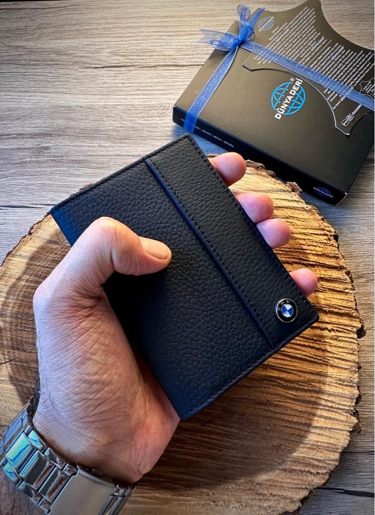 BMW Deri Ruhsat Kabı Cüzdanı. Orjinal Deri. - 4