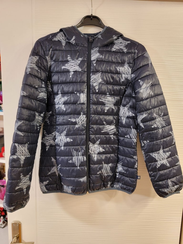 Orijinal Benetton Lacivert Kapüşonlu Çocuk Montu - 2