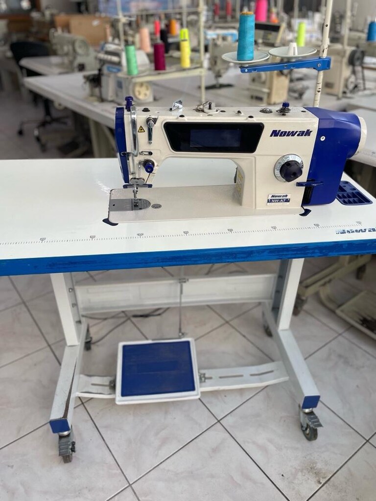 Tam otomatik kafadan motor düz dikiş makinası - 3