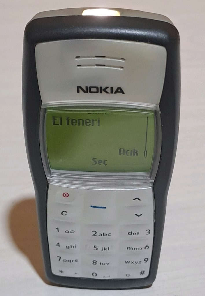 NOKIA 1100 / SIFIR TUŞ TAKIMI KAPAK / SIFIR BATARYA / SIFIR ŞARJ ALETİ - 10