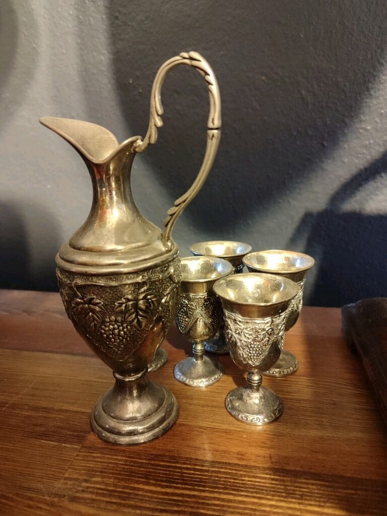 antika ürün (pirinç gümüş kaplama) - 3