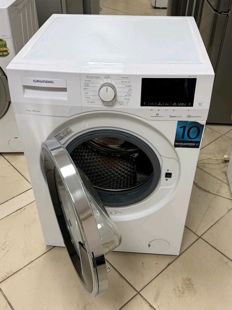 10 kiloluk sıfırdan farksız kurutmali çamaşi makinesi Kazanı LED ışıkl - 3