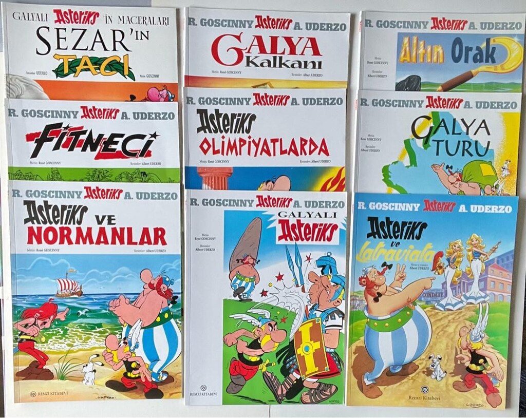 Asteriks Çizgi Roman Seti - 4