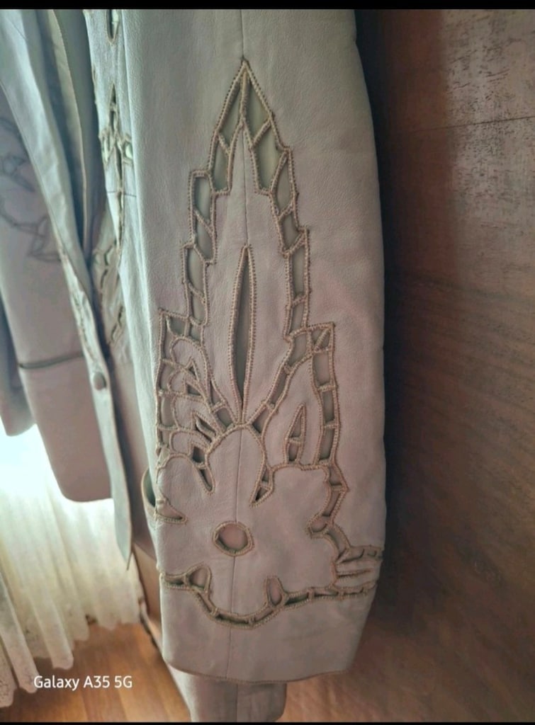 Derimod vintage tasarım işlemeli ceket İstanbul Batı Pendik - 3