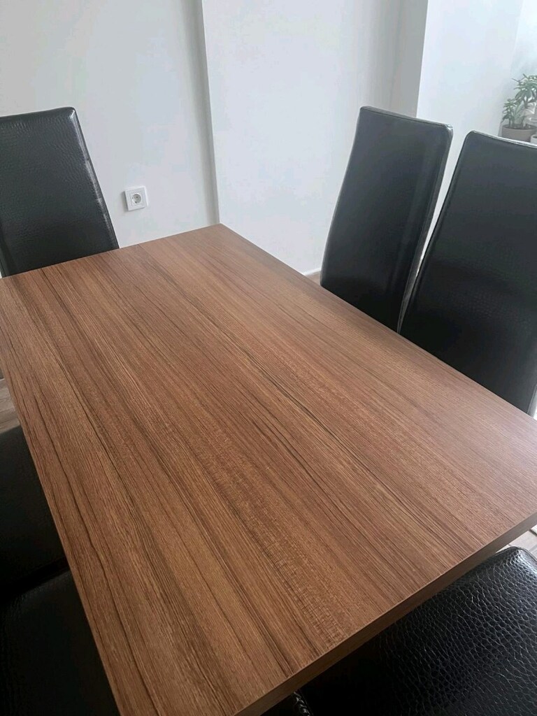 İSTİKBAL HAKİKİ DERİ SANDALYE MASA - 3