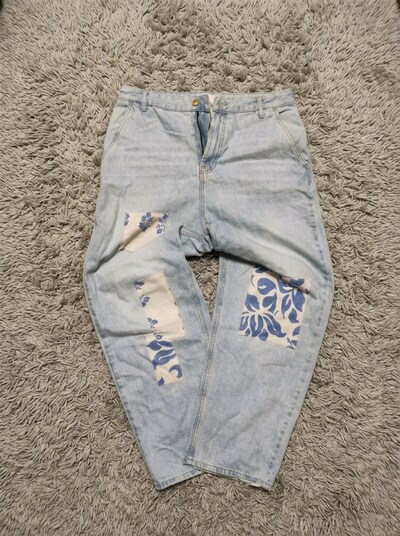 Bershka Wide Leg Denim Jean