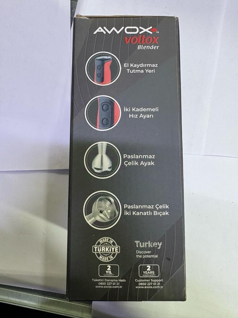 AWOX Voltox Mutfak Blender 800W Çelik - 8