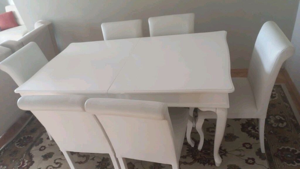 ahşap yemek masası ve sandalyeleri - 2