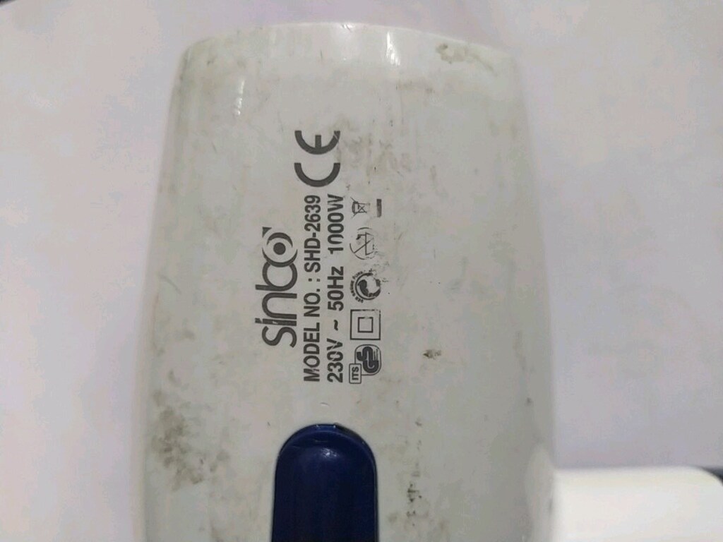 Sinbo katlanabilir saç kurutma makinesi - 6