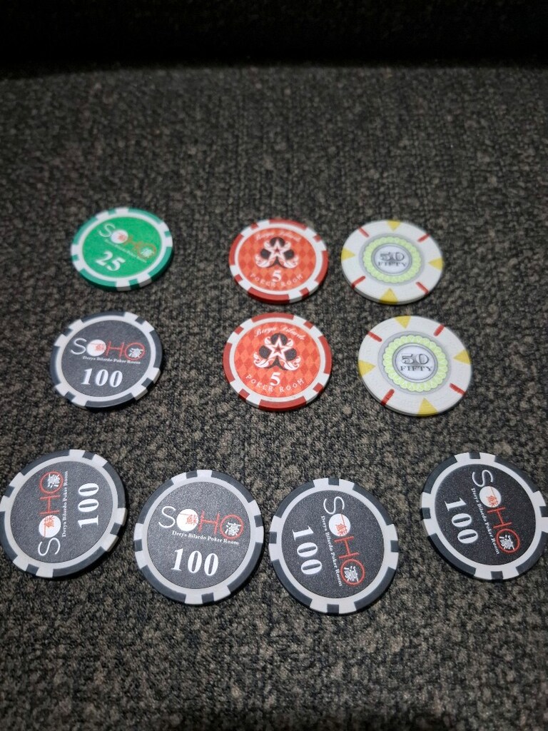 Dekorluk poker jetonları - 5