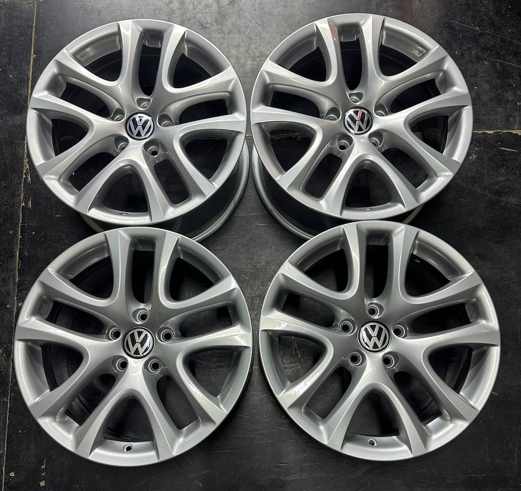 5x112 17 İNÇ J6 ET42 ORJİNAL VOLKSWAGEN SCİROCCO DONİNGTON JANT TAKIMI - 2