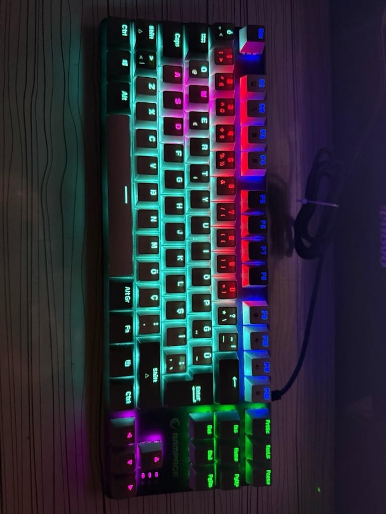 Rampage BLUE SWITCH Mekanik Gaming Oyuncu Klavye TKL - 3