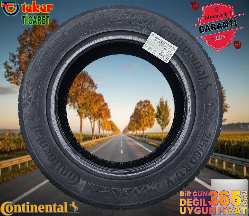215 60 17 Continental PremiumContact 7 #mevsim Lastik# Teker Ticaret - 2