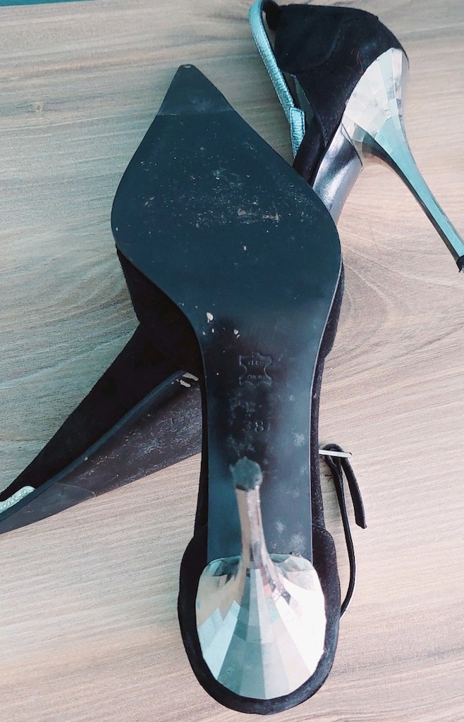 Flower, Hakiki Deri Bilekten Kemerli Stiletto - 10