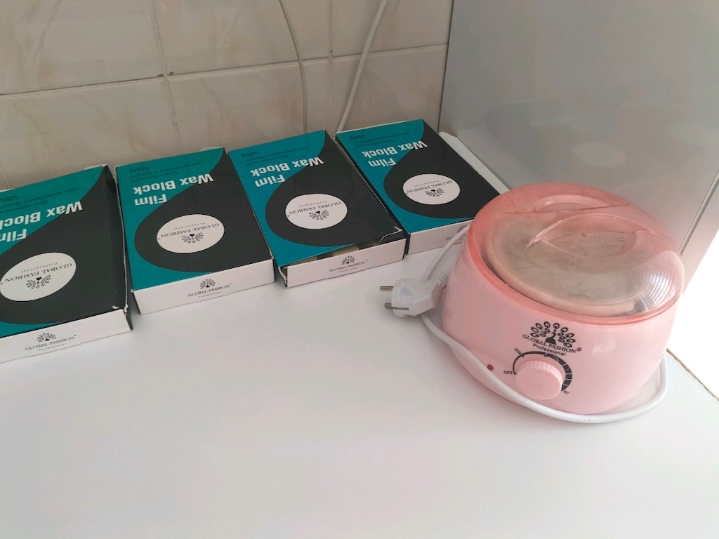 ağda makinası ve 4 paket açılmamış ağda - 4