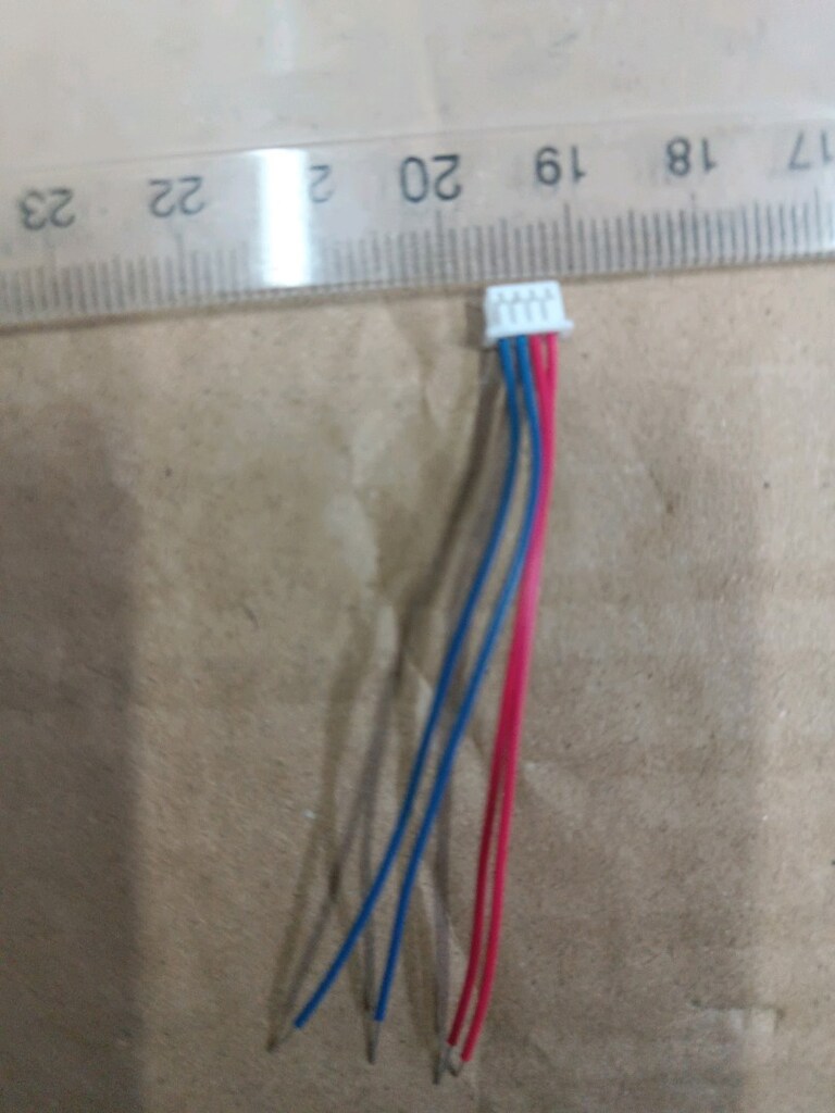 4 pinli dişi konnektör (yaklaşık 2.0 mm veya 2.54 mm pin - 5