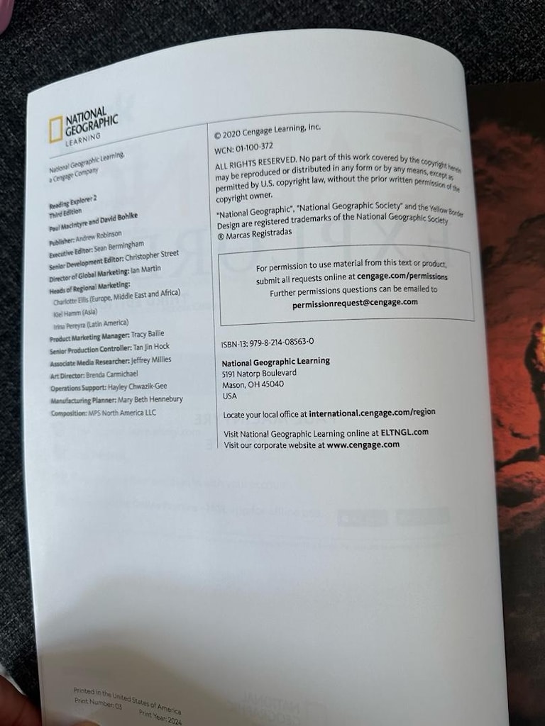Reading Explorer 2 - 3