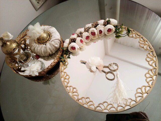 söz tepsisi&damat fincan set