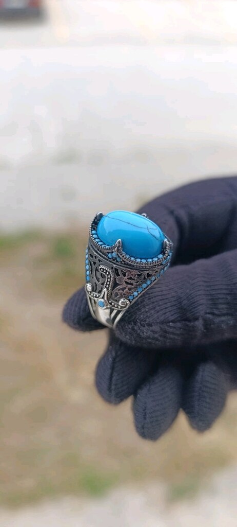 925 Ayar Gümüş Yüzük - 7