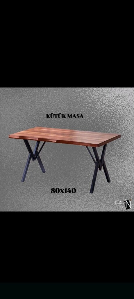 Kütük görünümlü MDF masa - 4