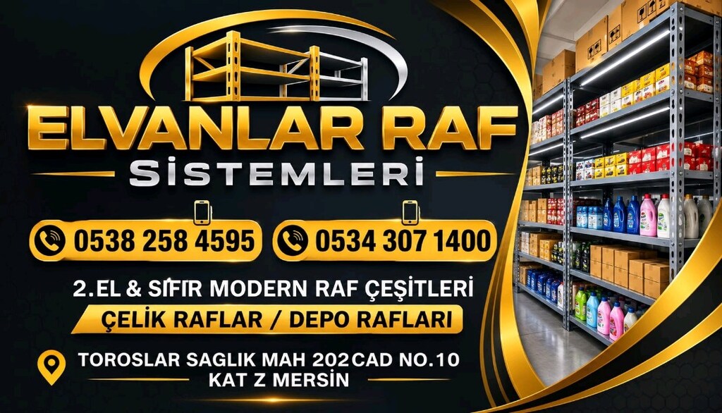Kiler Rafı - Çelik Raf - Terek - 2