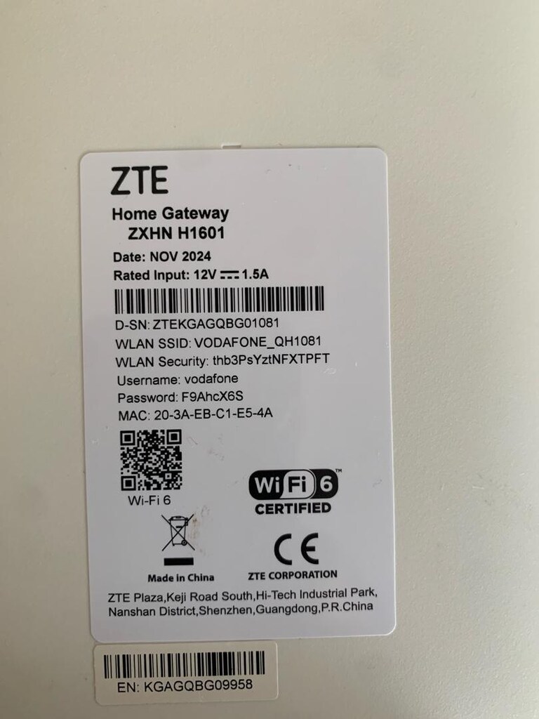 zte home gateway zxhn h1601 modem - 3