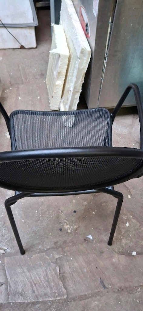 metal sandalye fileli metal kollu sandalye cafe sandalyesi 22.ad tem - 5