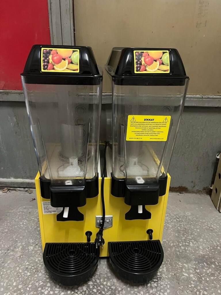 hiç kullanılmamış limonata makinesi