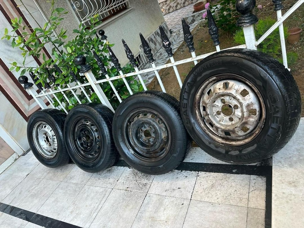 Teneke jant lastik takımı 1.Adet SAETTA 1.Adet vinter 1.Adet petlas - 8