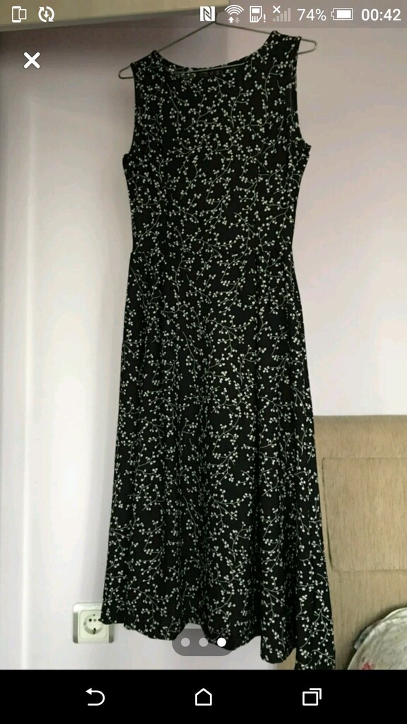Mini Çiçekli Elbise - 2
