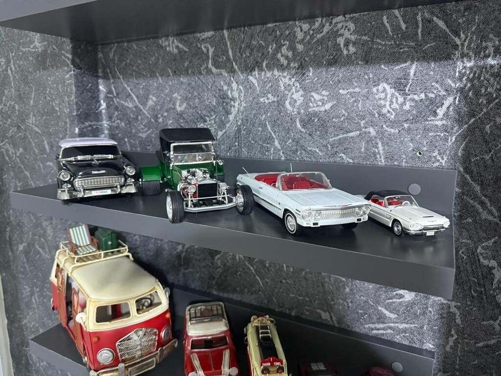 3 lü düvar rafı - 3