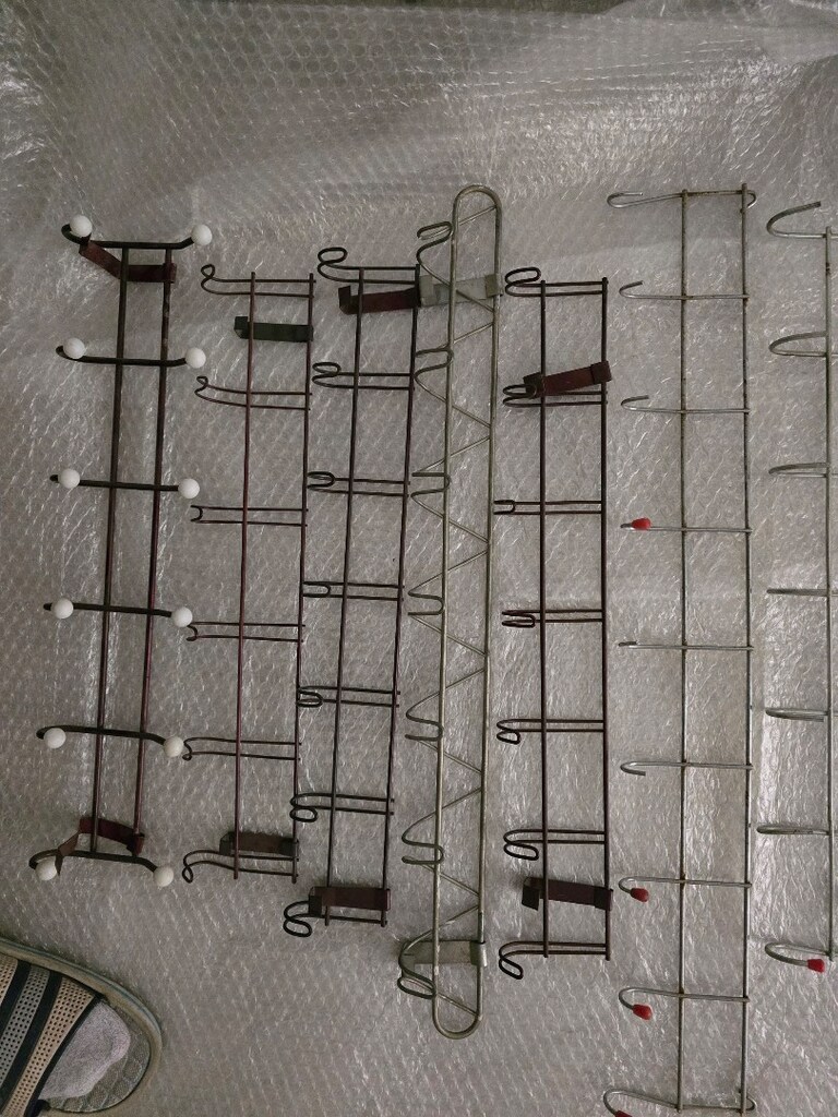 Gri Metal Duvar Askıları Seti 8 adet - 6