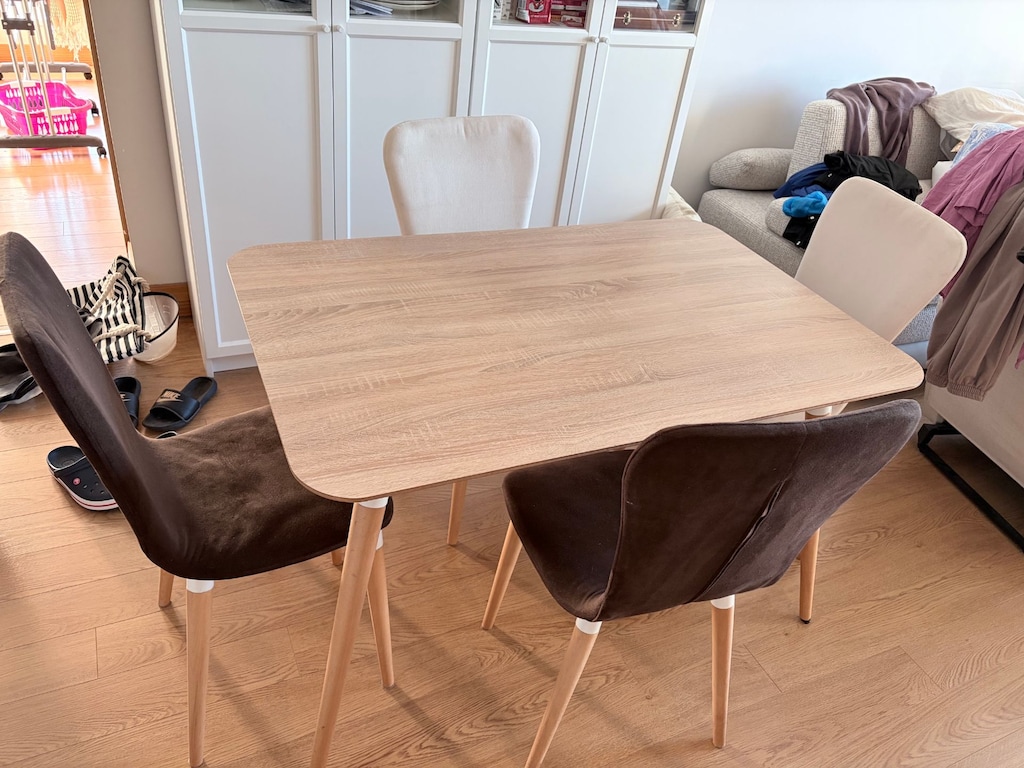 Akçaağaç yemek masası (80cmx120cm) - 2