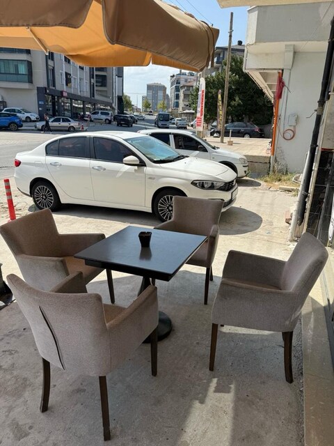 masa sandalye cafe bahçe oturma grubu 8 adet sandalye 2 adet masa