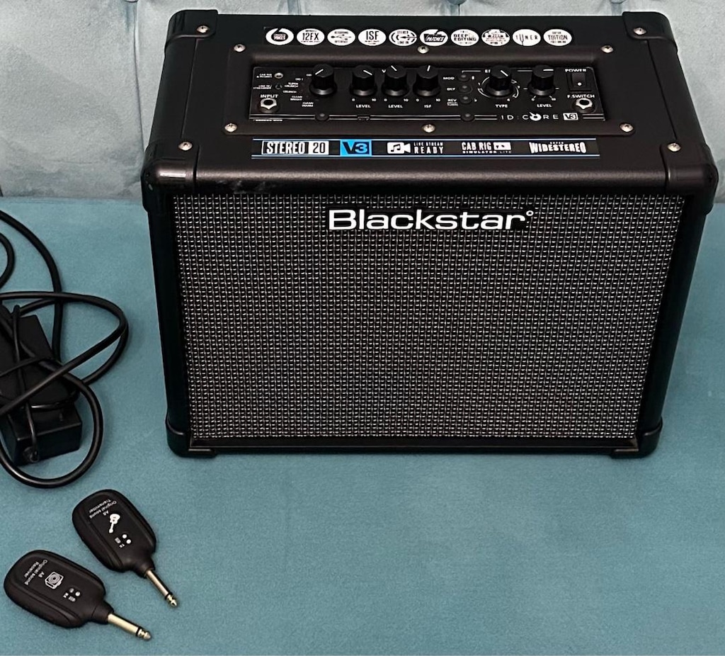 BLACKSTAR ID:CORE STEREO 20 V3 Amfi ve A8 jak kablosuz alıcı verici - 8