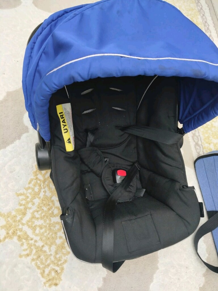 bebek puset i oto koltuğu da olur ikisiebir arada temiz uygun şok baby - 3