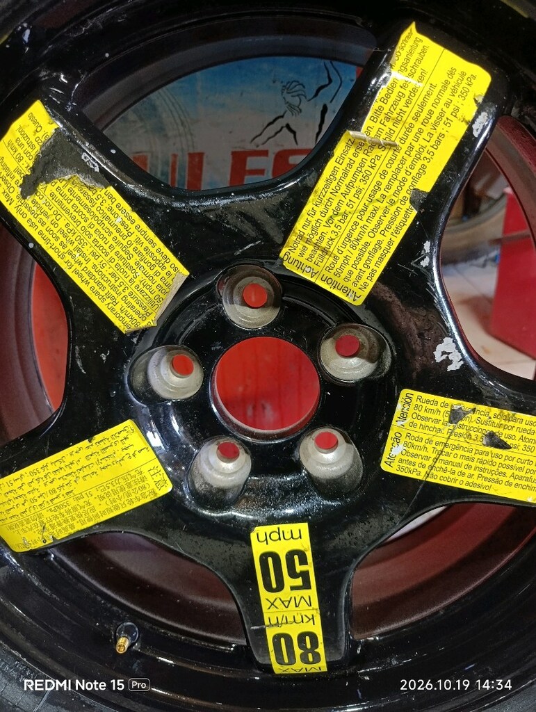 18 jant mini stepne 5x112 Audi jeep katlanır stepne - 2