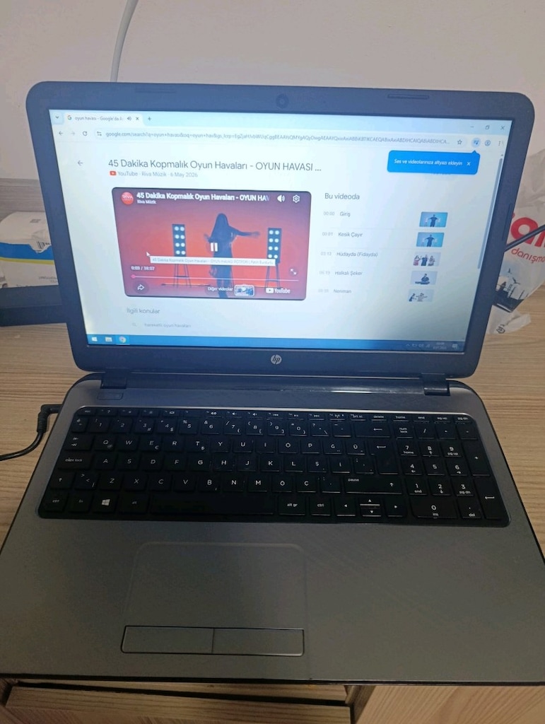hp leptop i3 4005u işlemcili 8gb remli - 2