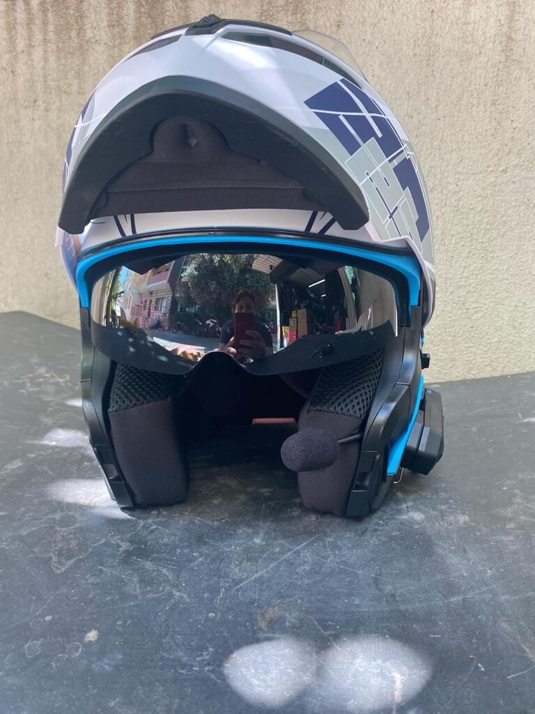 Çene açılır kask + interkom - 3