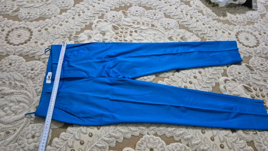 bayan saten adil ışık pantolon - 2
