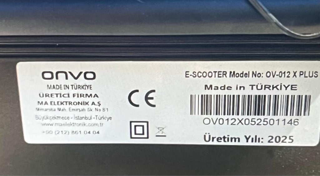 e-scooter ov-012 x plus - 4