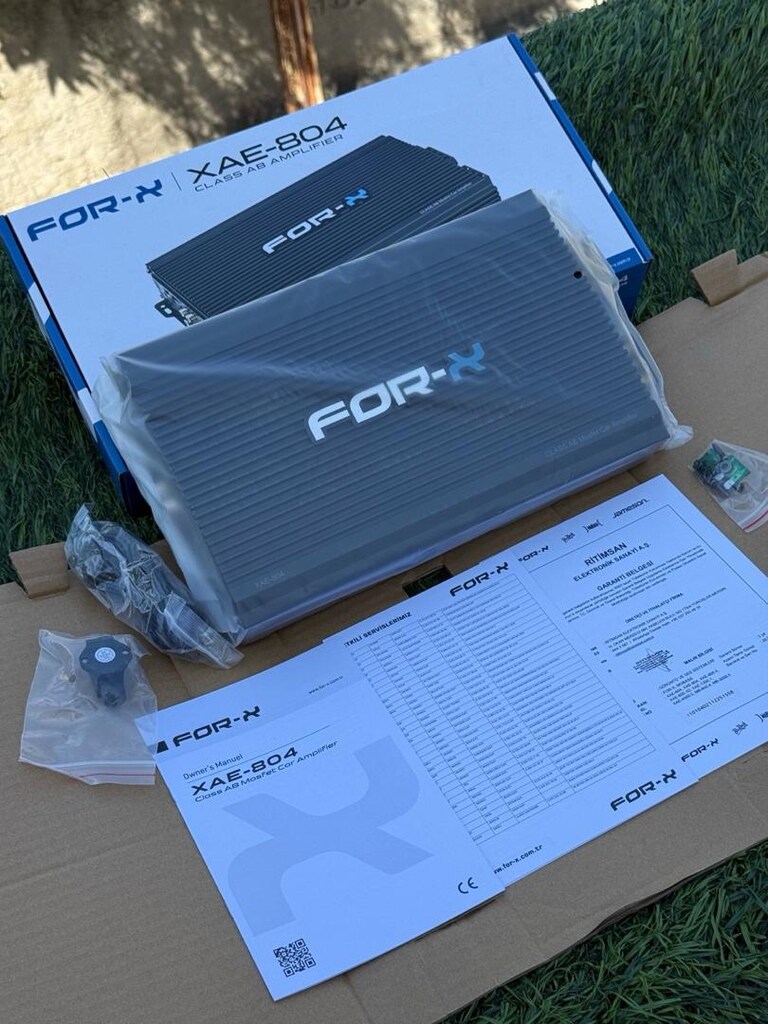 FORX XAE-804 AMFİ SIFIR KAPALI KUTU BASS KONTROLLÜ - 2