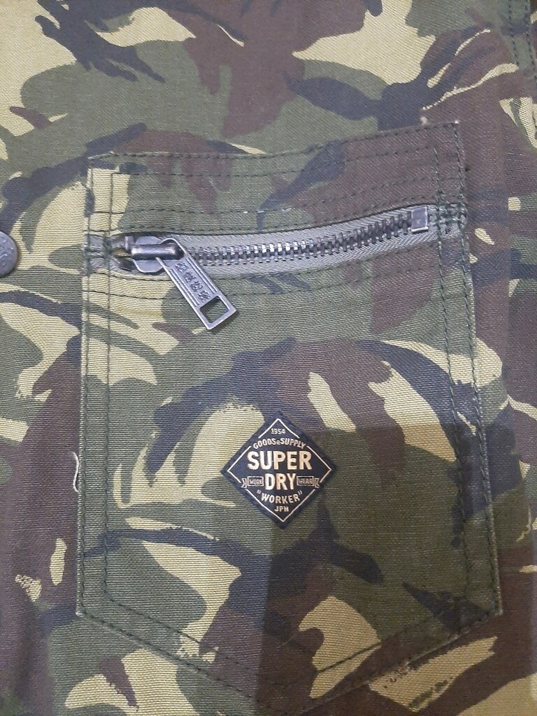 Sıfır Orj. Superdry Erkek Mont M Beden Kamuflaj tipi Sıfır Mont - 4