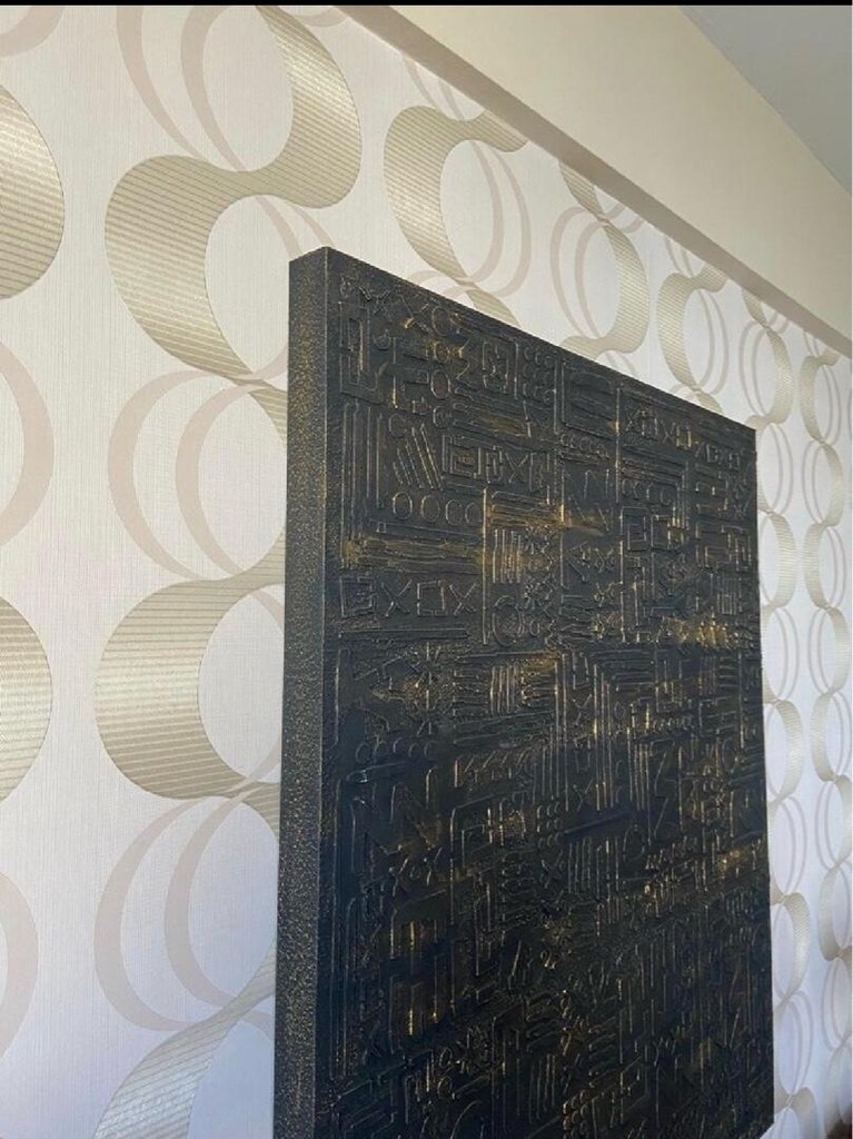 TABLO EL İŞÇİLİĞİ ANTİKA GÖRÜNÜM 80x100 - 3